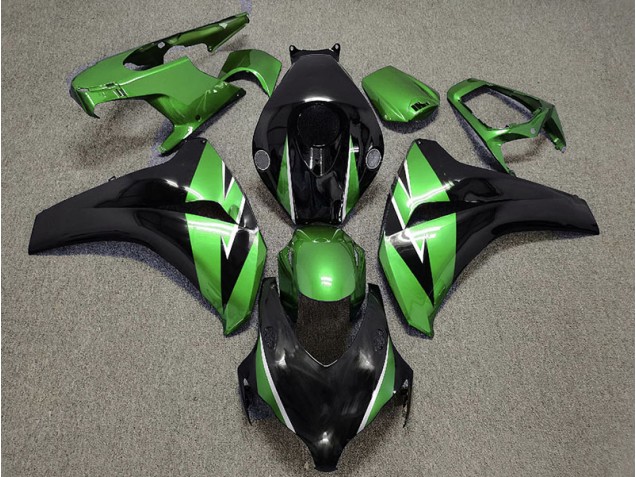 Verde & Negro 08-11 CBR1000RR Carenado Moto