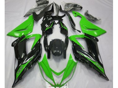 Verde & Negro 13-18 ZX6R Carenado Moto