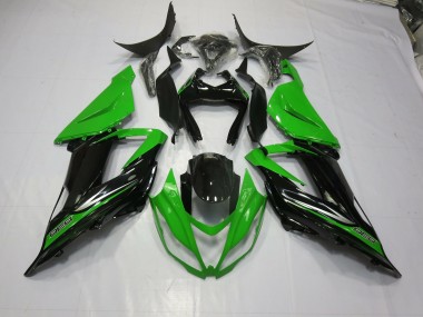 Verde Negro 13-18 ZX6R Carenado Moto