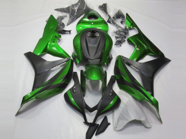 Verde & Negro Mate 07-08 CBR600RR Carenado Moto